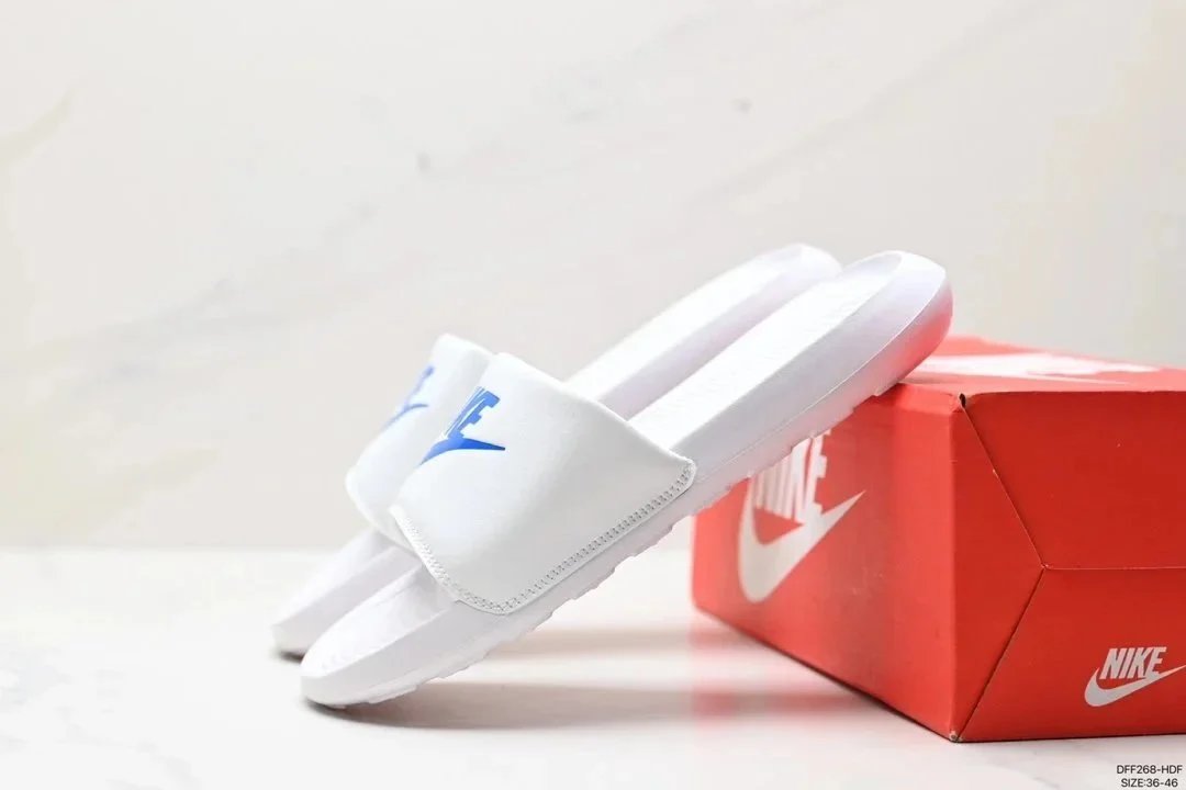 Nike Victori One Slide White Royal Blue