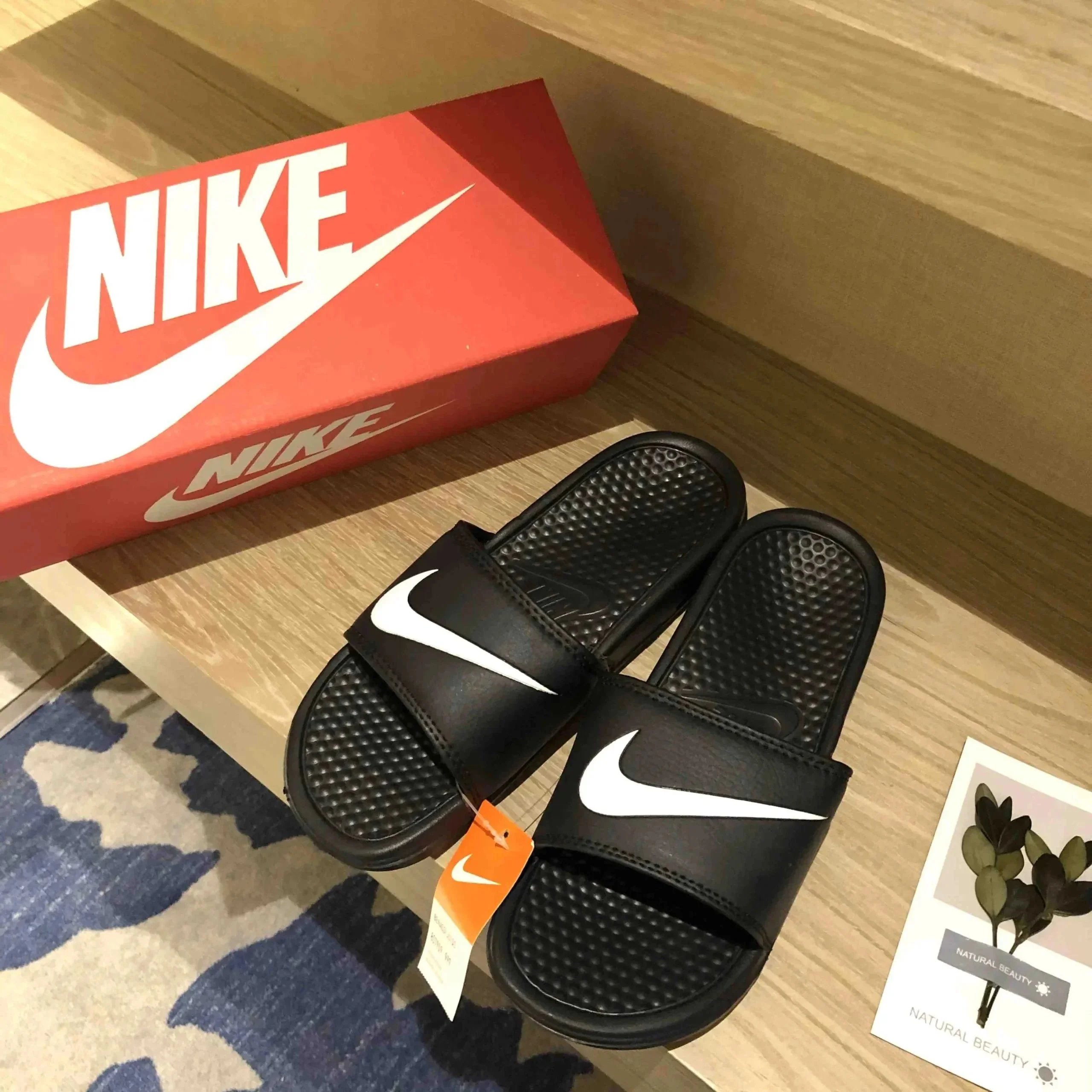 Nike Victori One Slide White Royal Blue