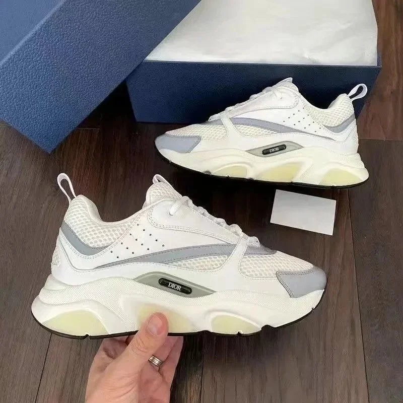 Dior B22 White Silver