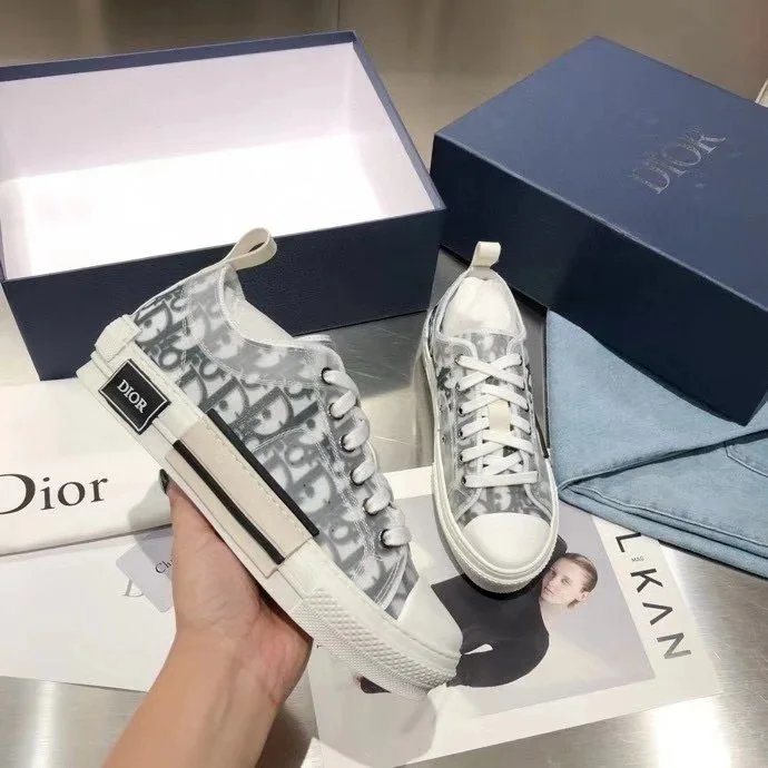 Dior B23 High-Top Sneaker Oblique Grey