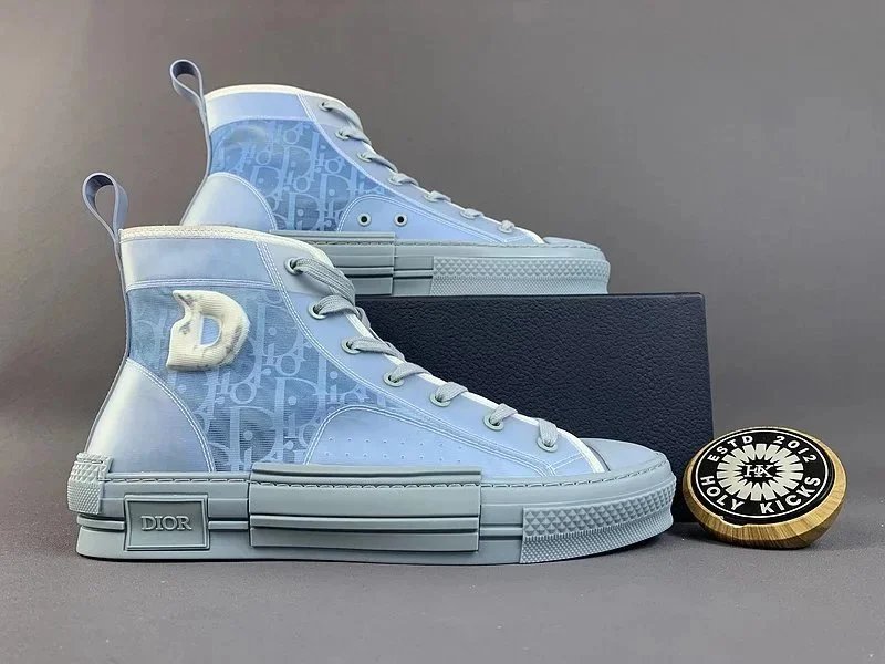 Dior B23 Low Top Dior Oblique Sneaker Navy Blue