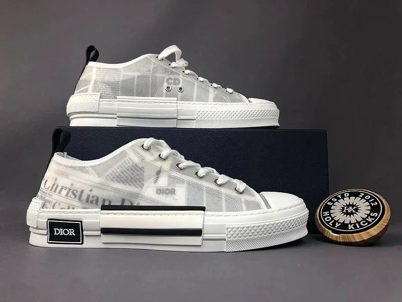 Dior B23 Low Top Dior Oblique Sneaker Navy Blue