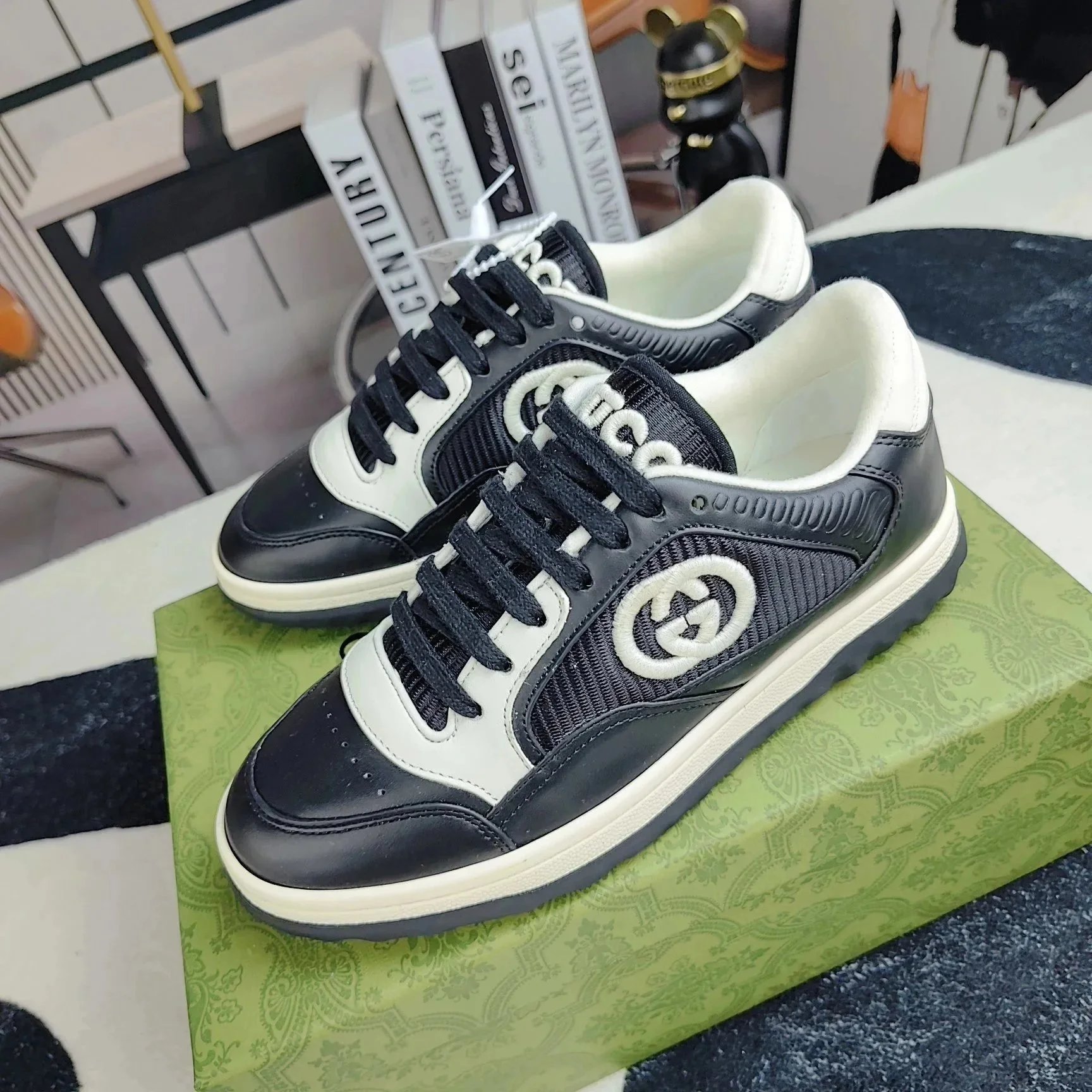Gucci MAC80 Sneaker 'Black Off White'