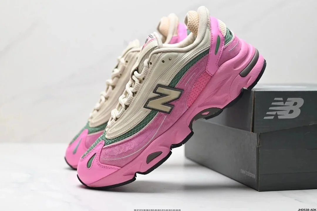 New Balance 1000 Tan Pink Green