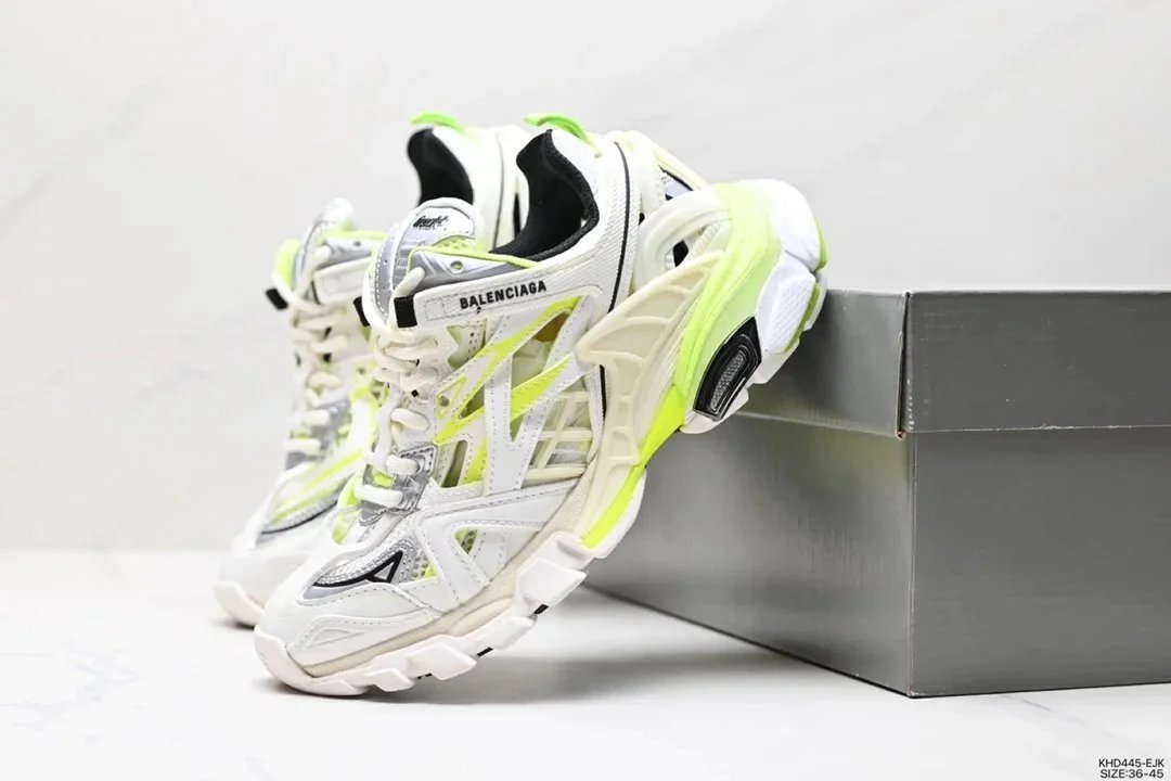 Balenciaga Track.2 Trainer 'White Fluo Yellow'