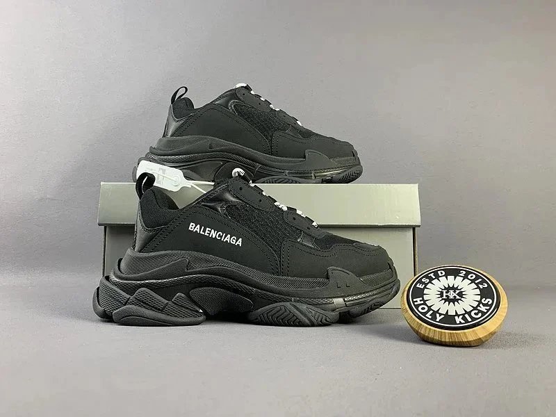 Balenciaga Triple S Clear Sole 'Black'