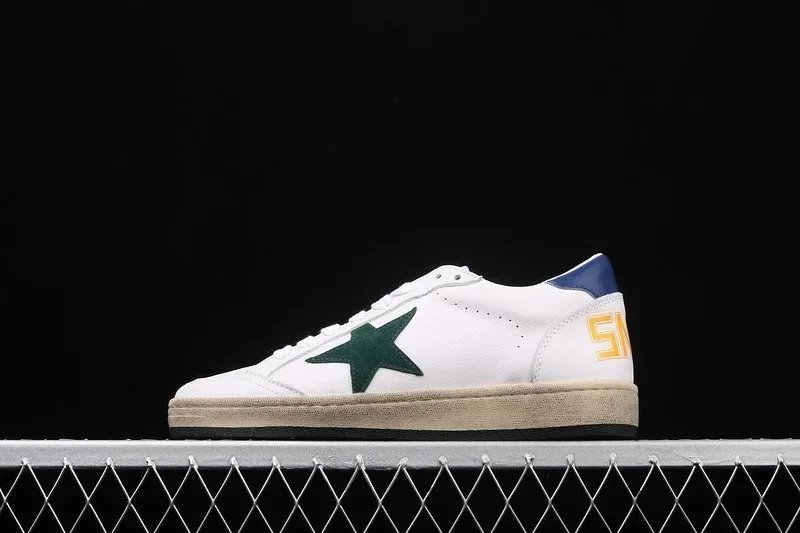 Golden Goose Space-Star Silver Glitter Sneakers