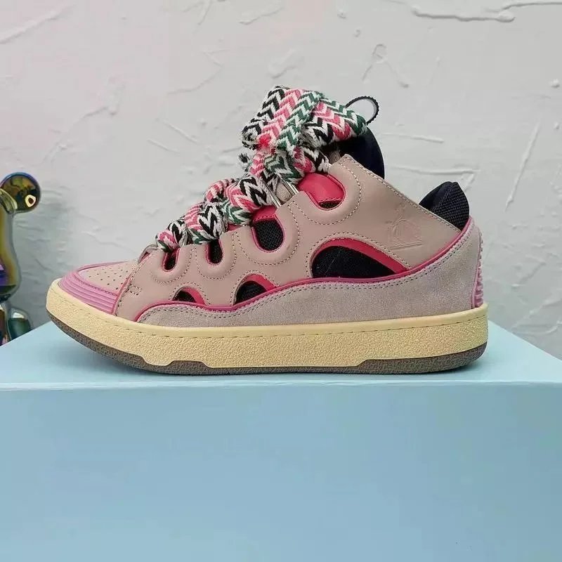 Lanvin Curb Sneakers White