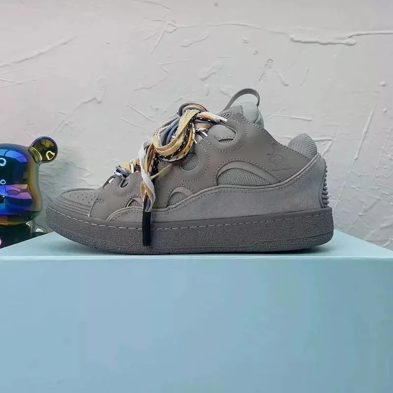 Lanvin Curb Sneakers White