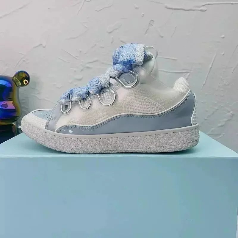 Lanvin Curb Sneakers White