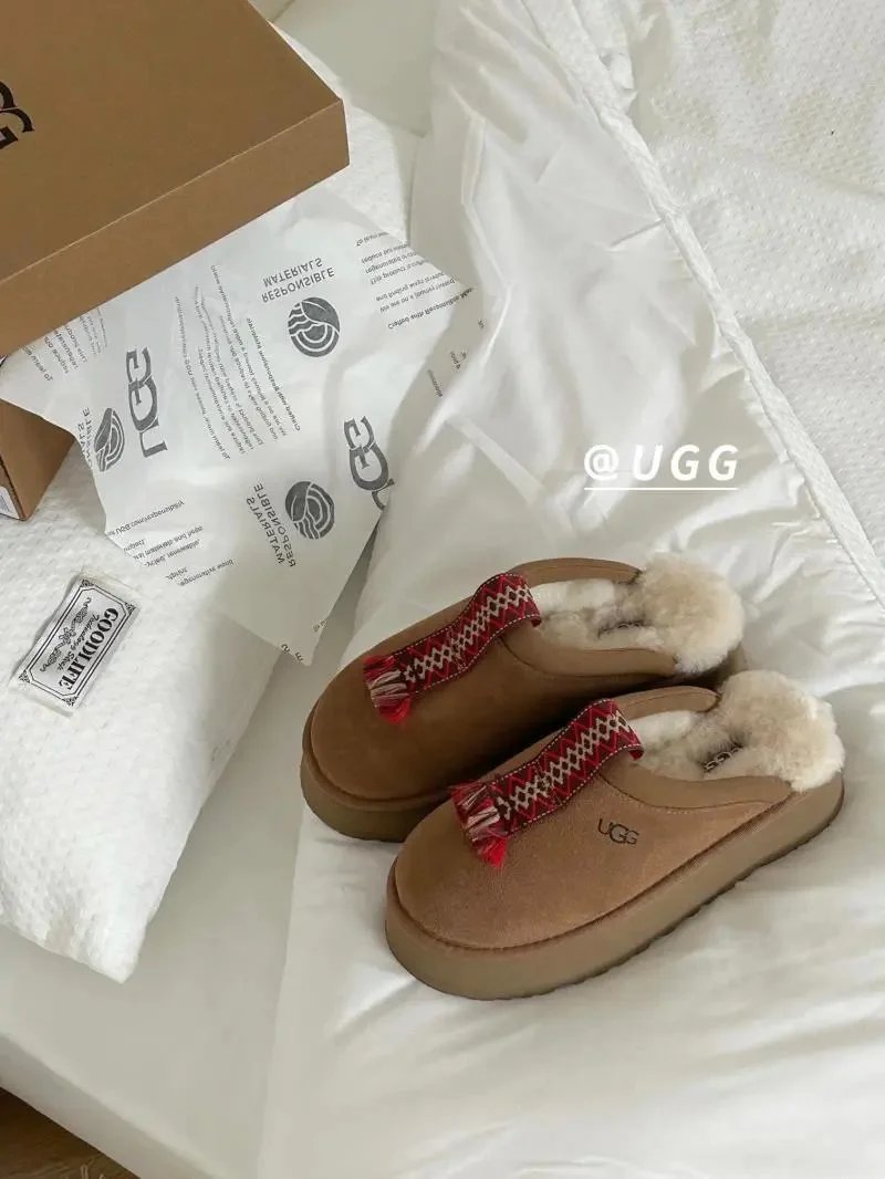 UGG Disquette Alpine Slippers Chestnut