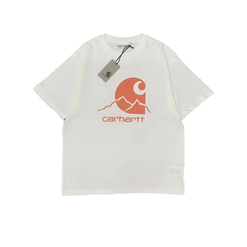 Carhartt WIP S/S Outdoor C T-Shirt White/Orange