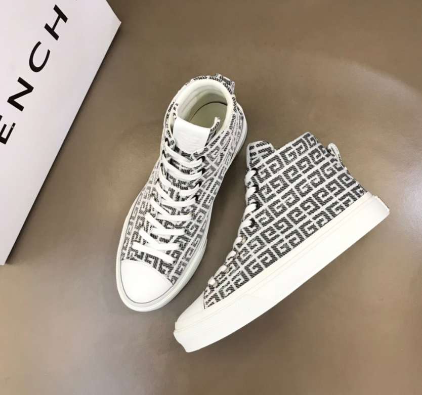 Givenchy City High-Top Sneakers in 4G Jacquard