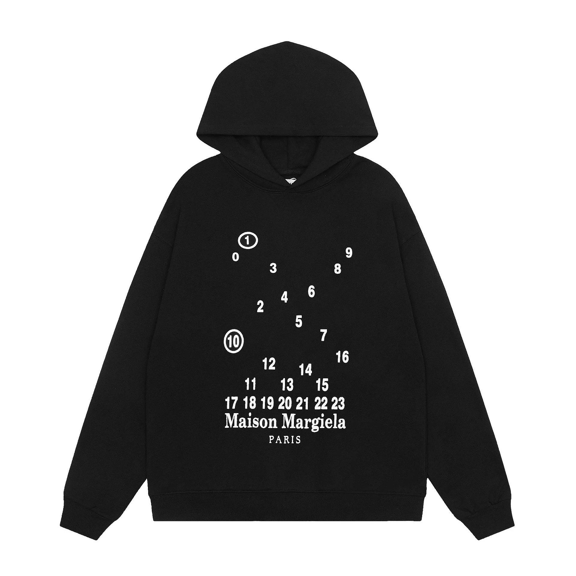 Maison Margiela Tape Logo Numbers Hoodie