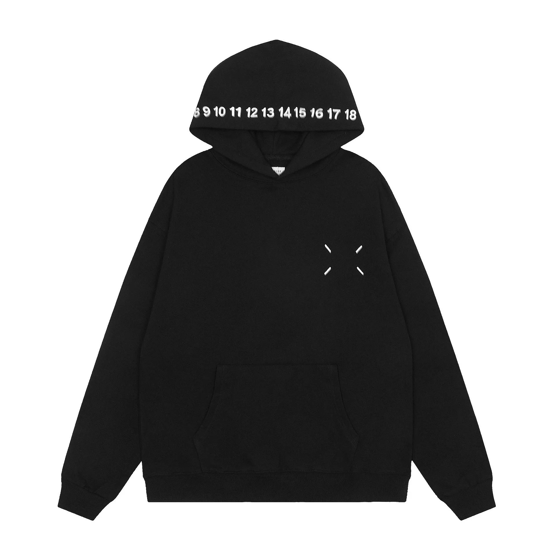 Maison Margiela Tape Logo Numbers Hoodie
