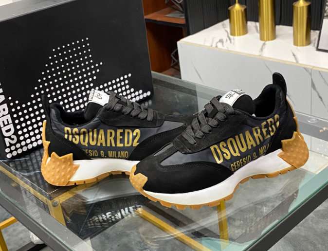Dsquared2 Running Back Icon Sneakers White Black
