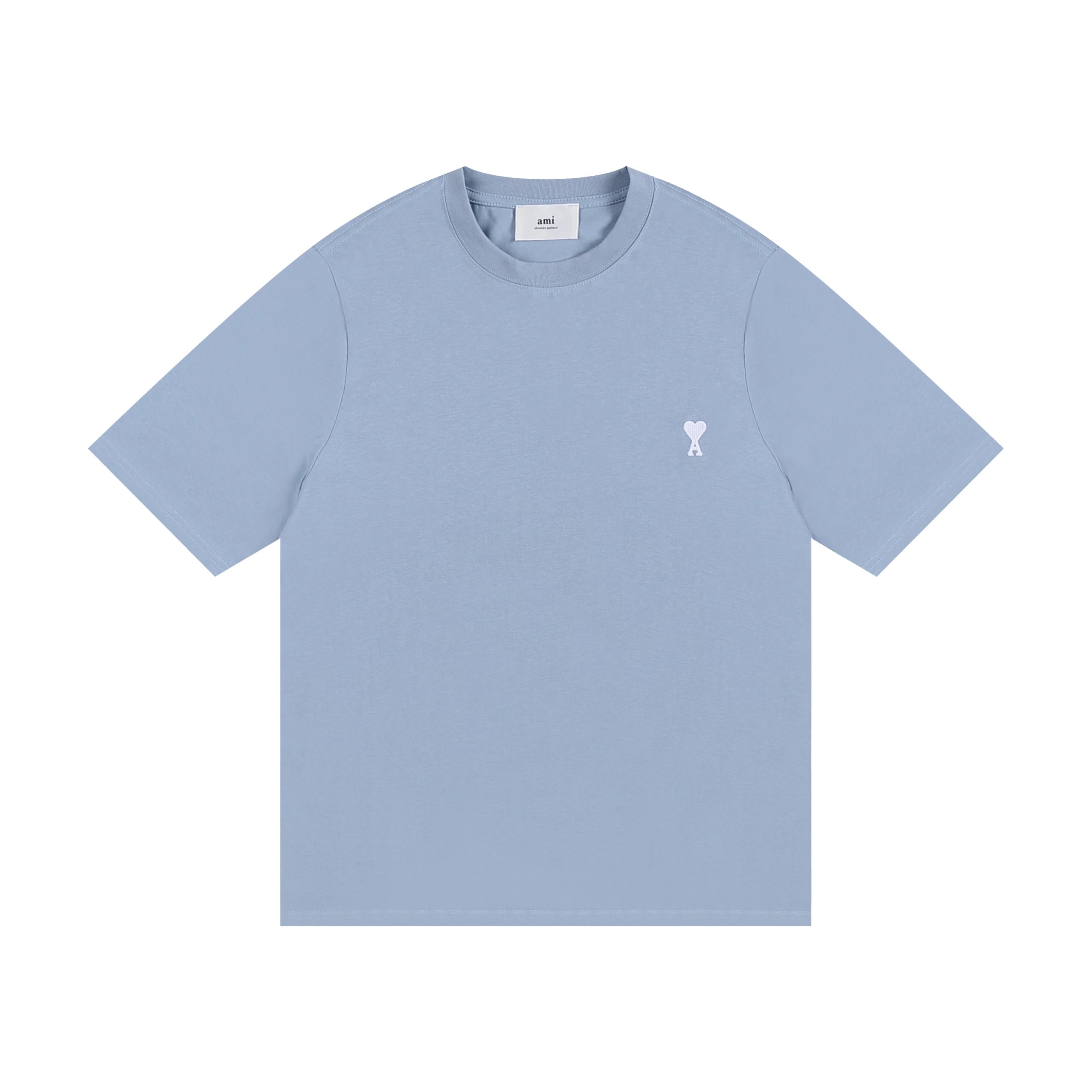 AMI Paris Ami de Cœur T-Shirt Light Blue