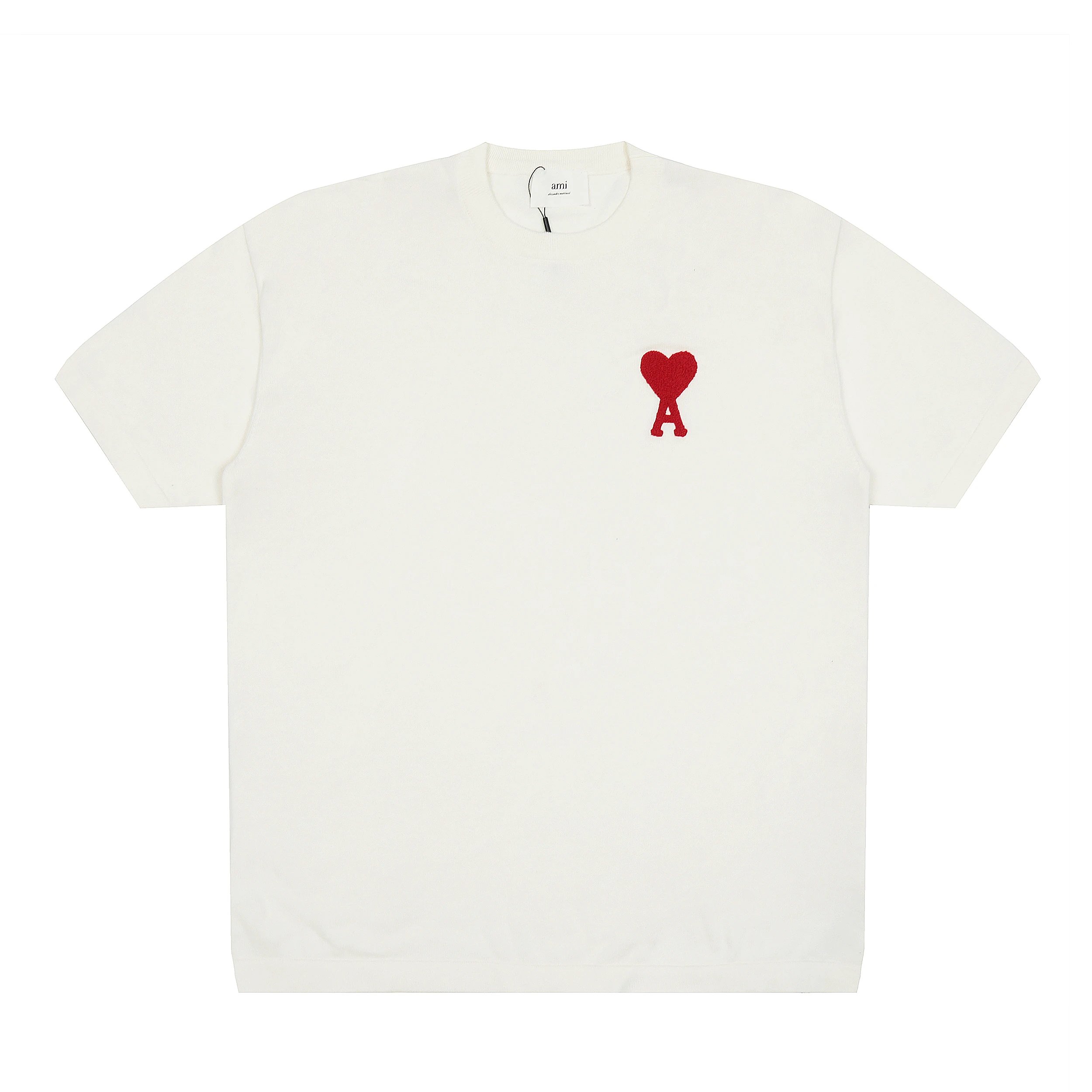 AMI Paris Ami de Cœur T-Shirt Off-White