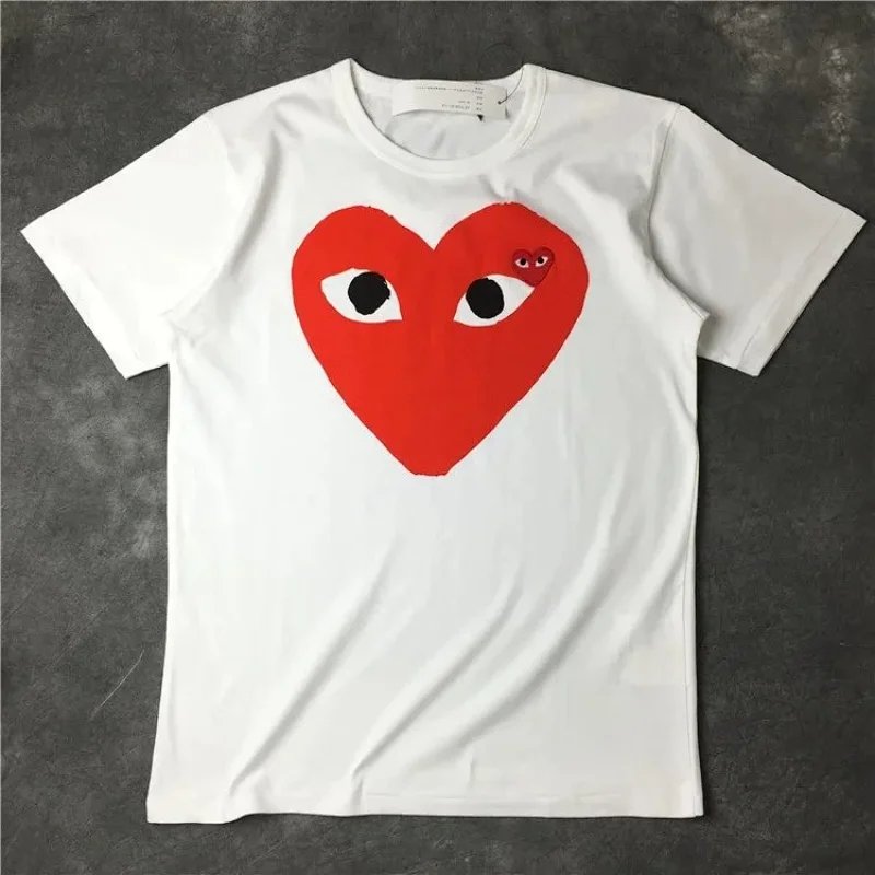 Comme des Garçons Play Half Heart T-Shirt White/Red