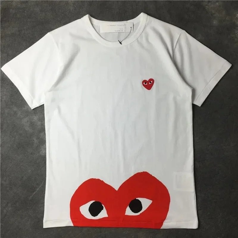 Comme des Garçons Play Half Heart T-Shirt White/Red