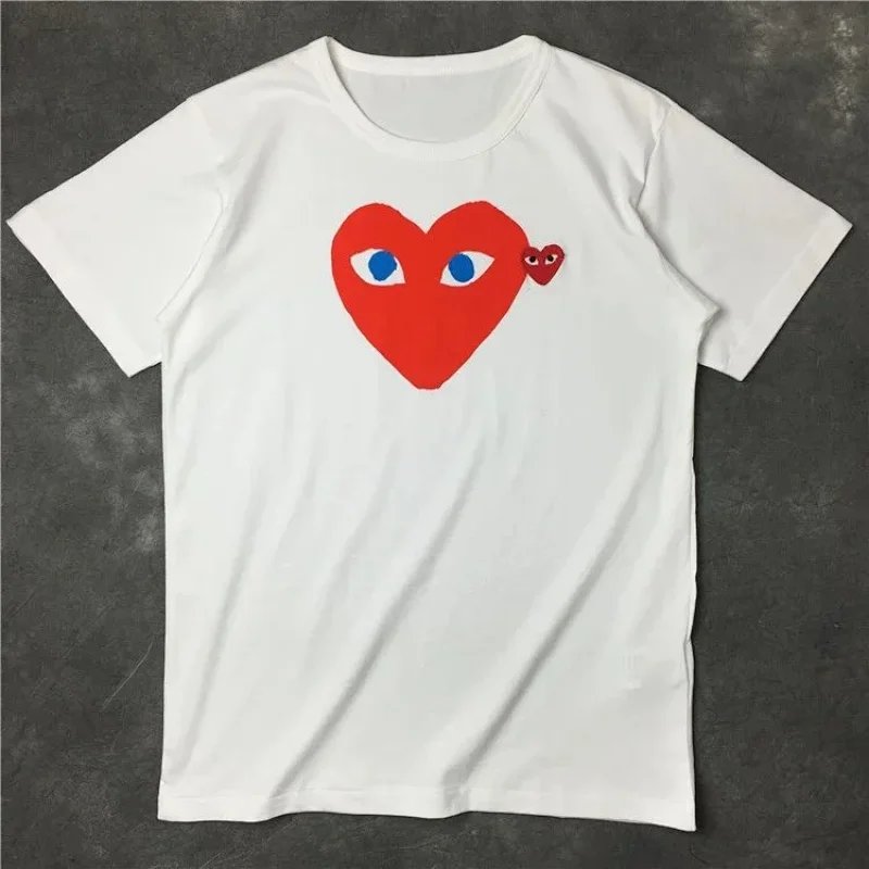 Comme des Garçons Play Half Heart T-Shirt White/Red