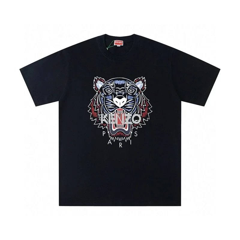 Kenzo Tiger Head T-Shirt Black