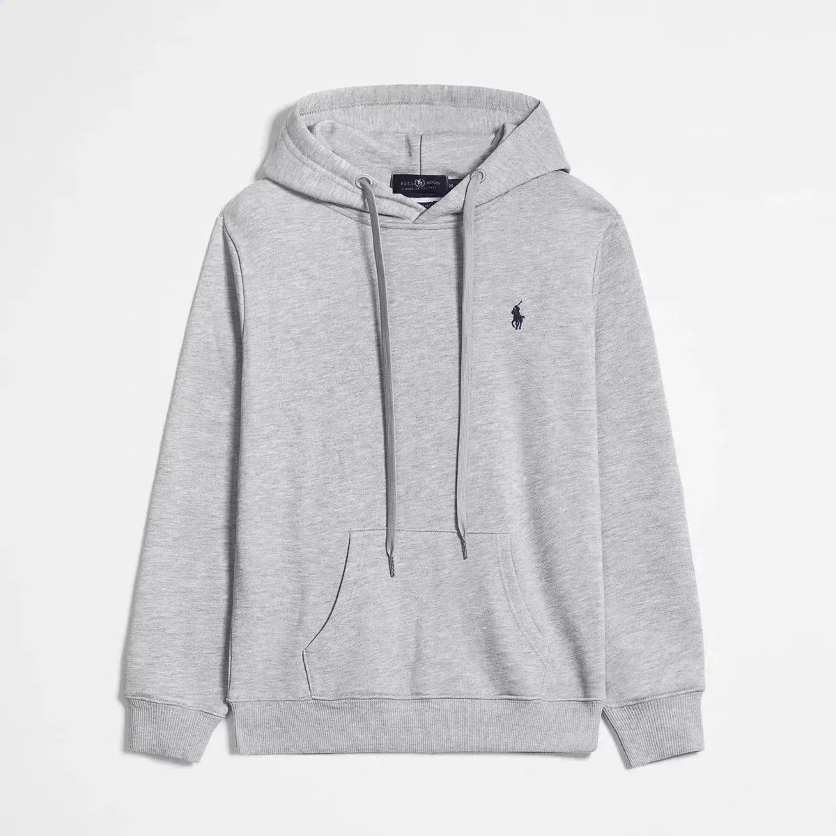 Polo Ralph Lauren RL Fleece Hoodie Light Grey