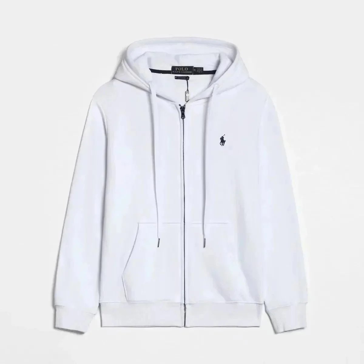 Polo Ralph Lauren RL Fleece Hoodie Light Grey