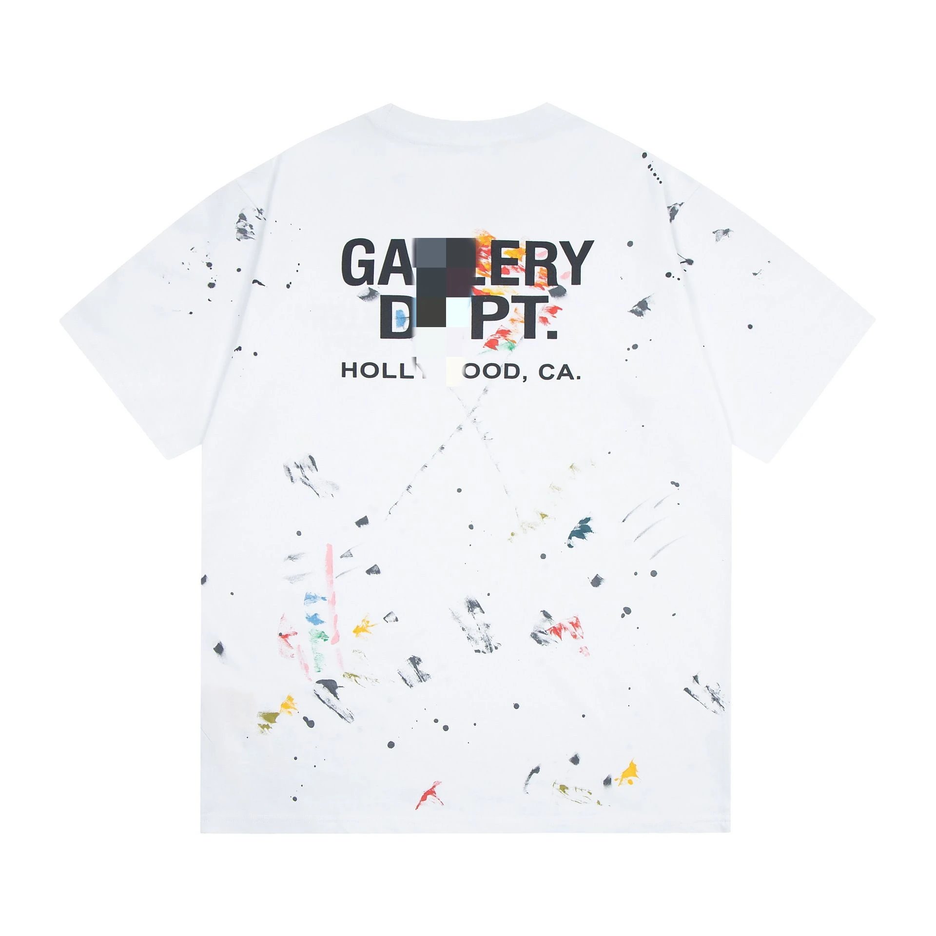 Lanvin x Gallery Dept. Paint Splatter Logo T-Shirt White