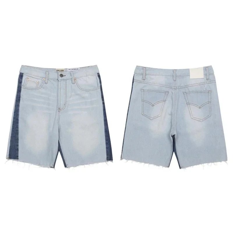 Gallery Dept. ATK Cut-Off Paint Splatter Denim Shorts Black