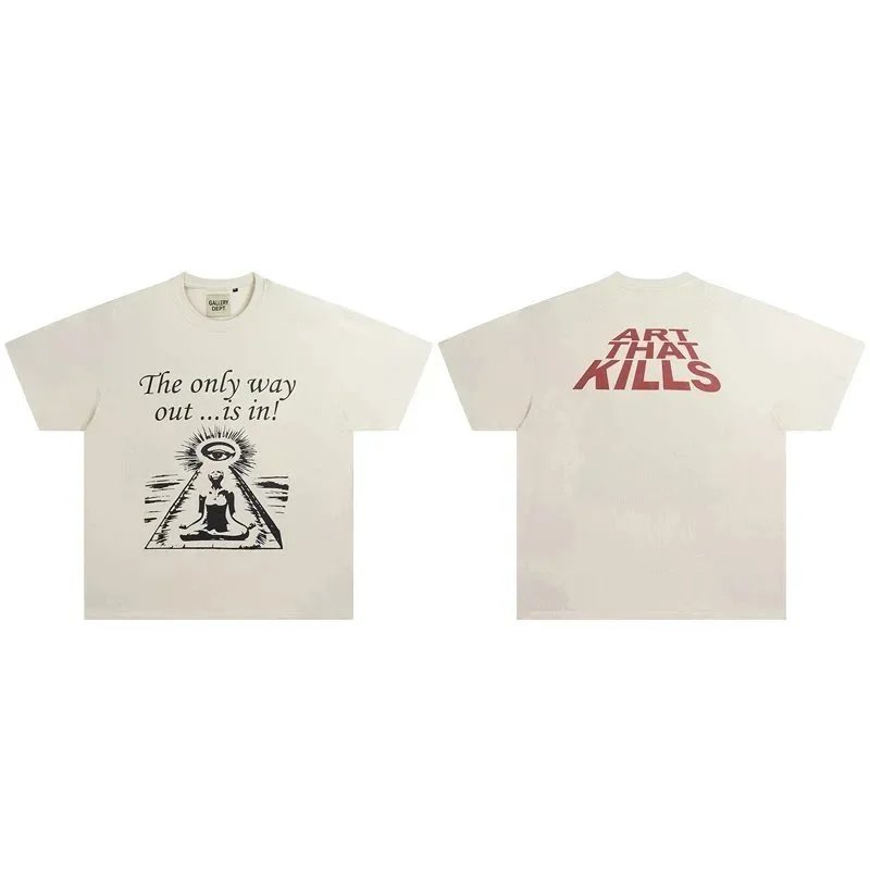 GALLERY DEPT. Upside Down Logo T-Shirt Black