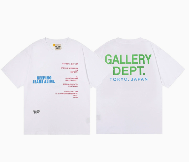 Gallery Dept. Skeleton Middle Finger T-Shirt Black