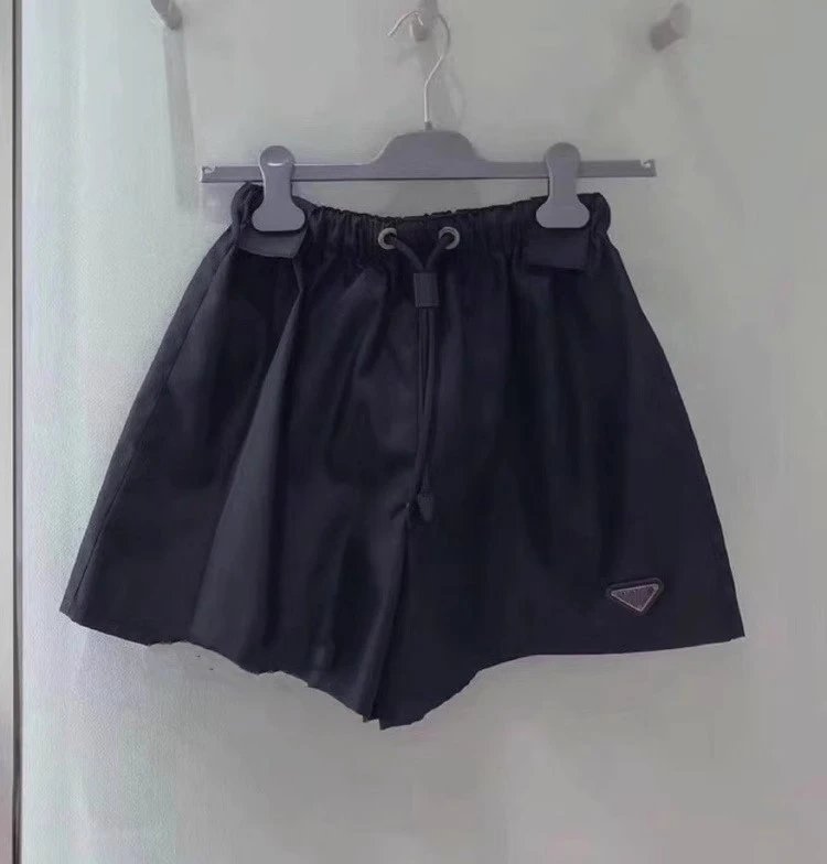 Prada Triangle Logo Re-Nylon Shorts Black