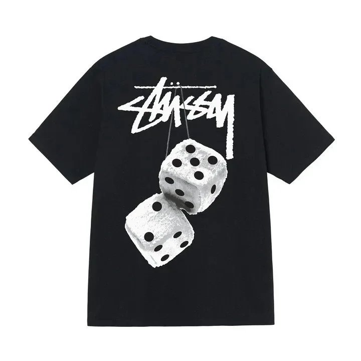 Stüssy Fuzzy Dice Tee Black