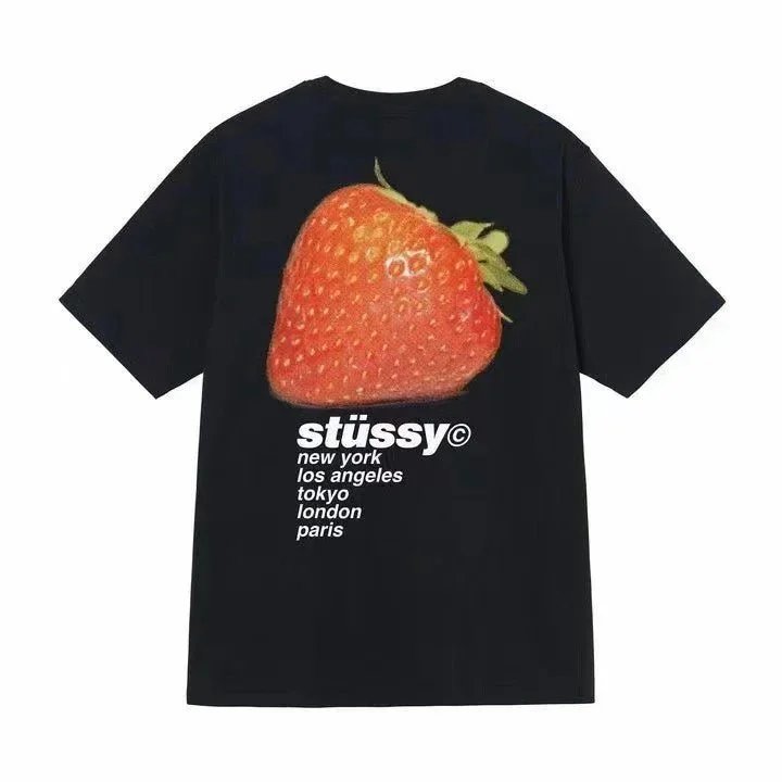 Stüssy Fuzzy Dice Tee Black