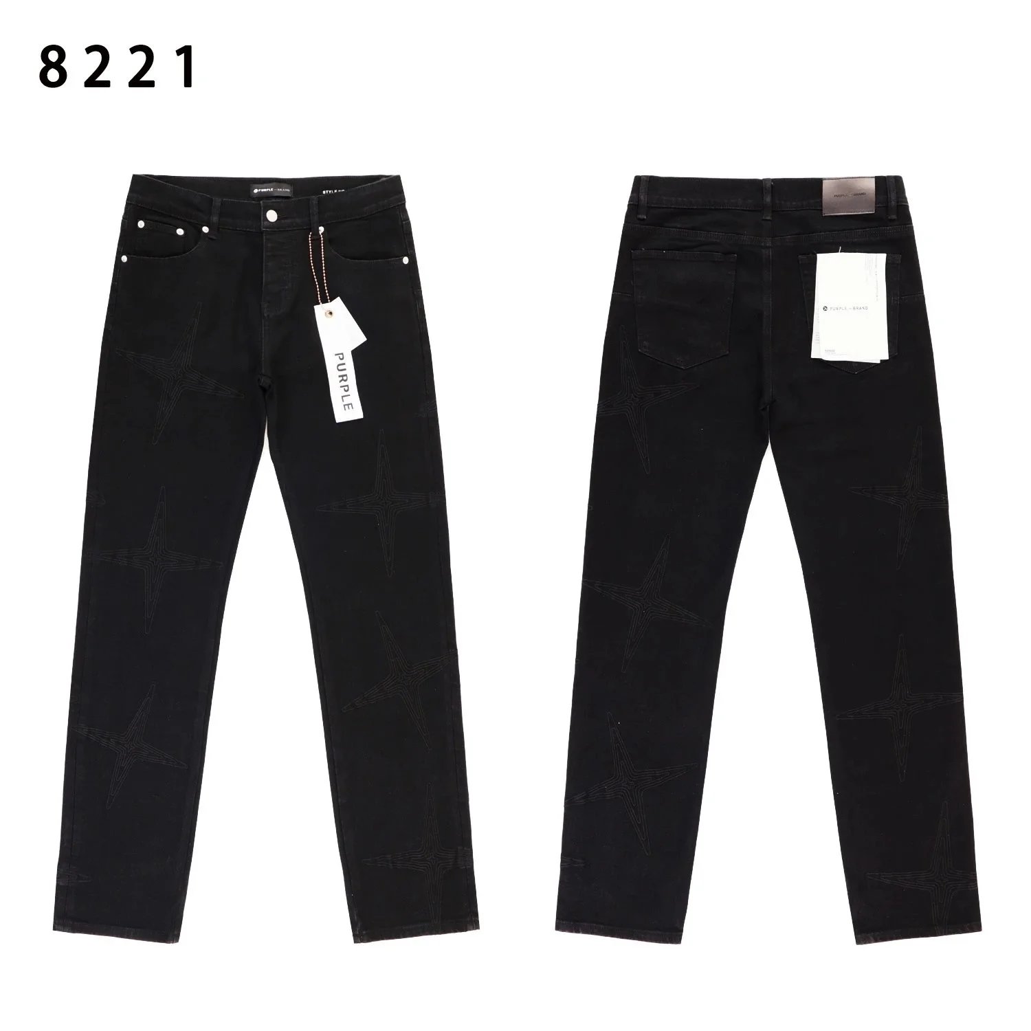 Purple Brand P001 Light Indigo Paint Blowout Jeans
