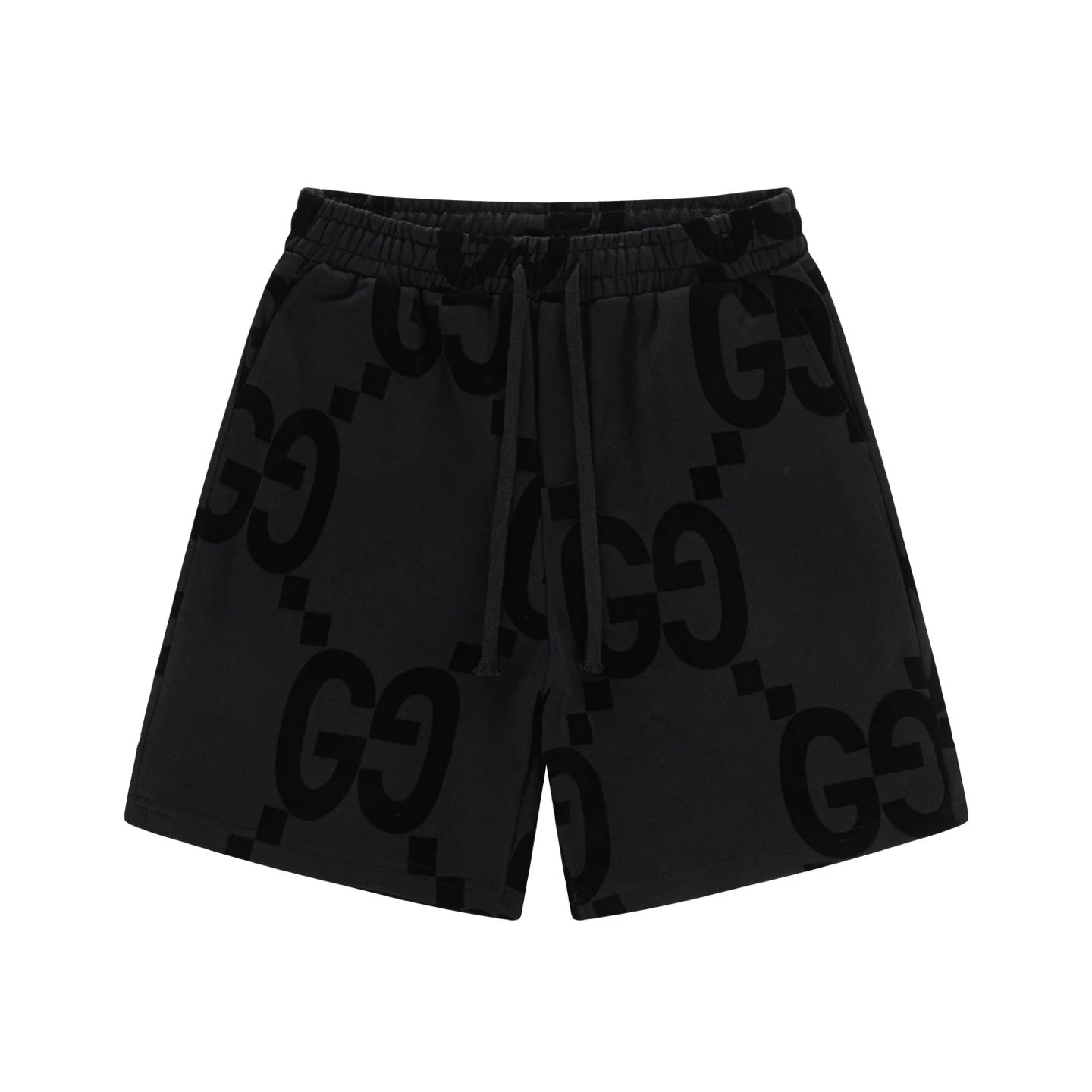 Gucci GG Supreme Side Stripe Track Shorts 'Black'