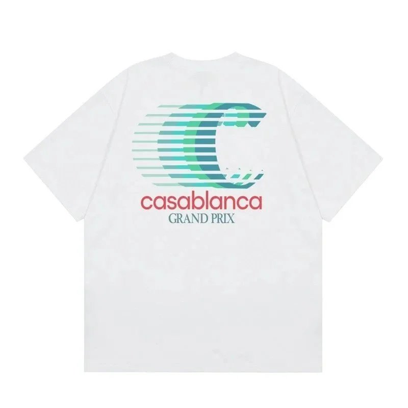 Casablanca Hotel Emblem Short Sleeve T-Shirt White