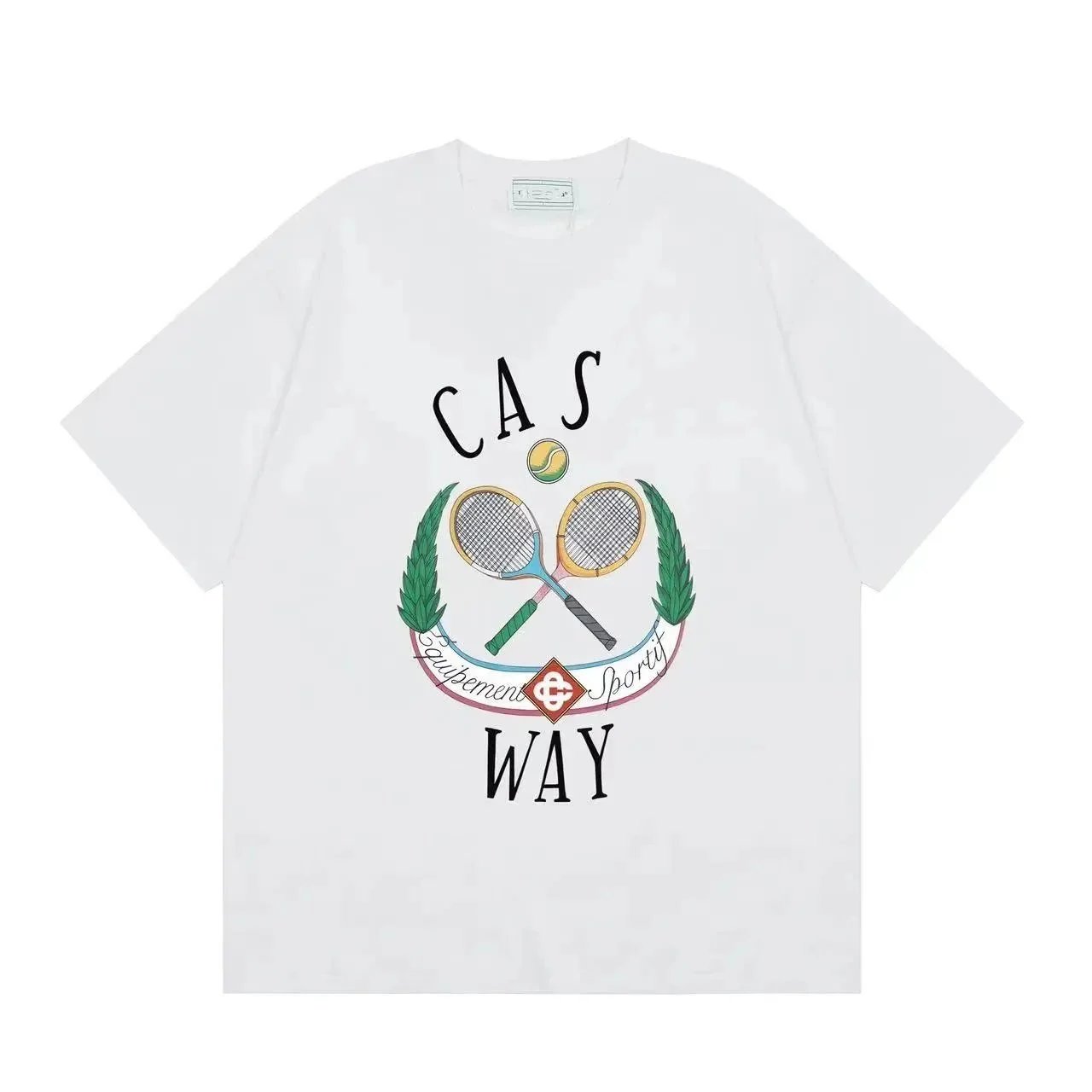 Casablanca L'Arche Fleurie T-Shirt White