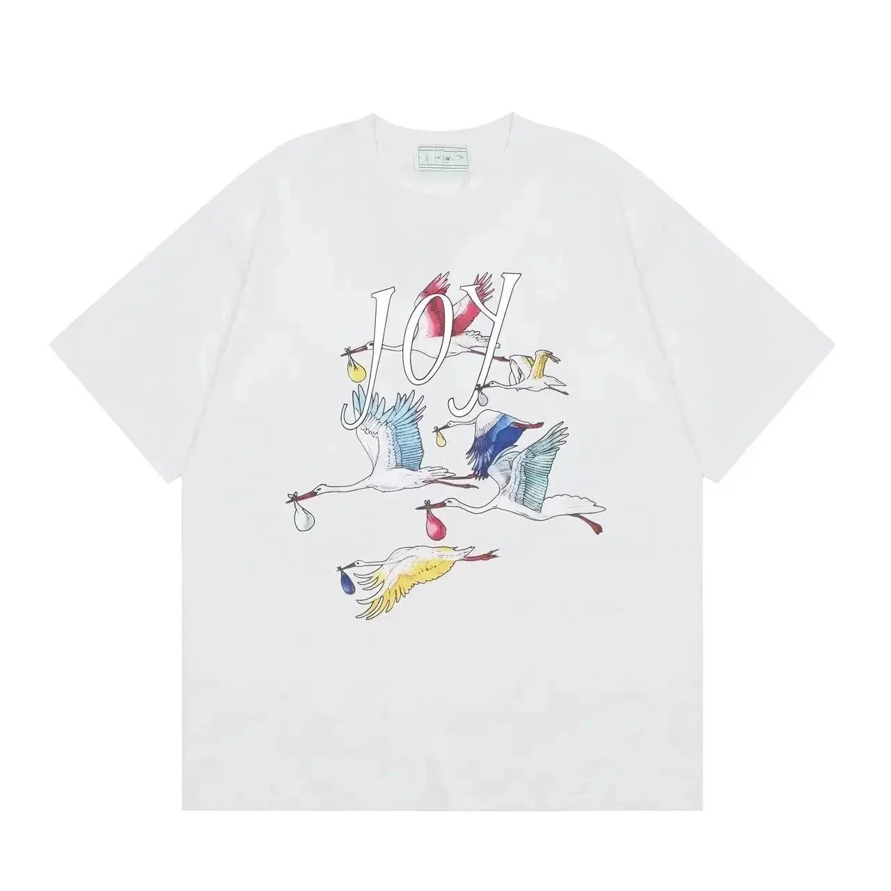 Casablanca L'Arche Fleurie T-Shirt White