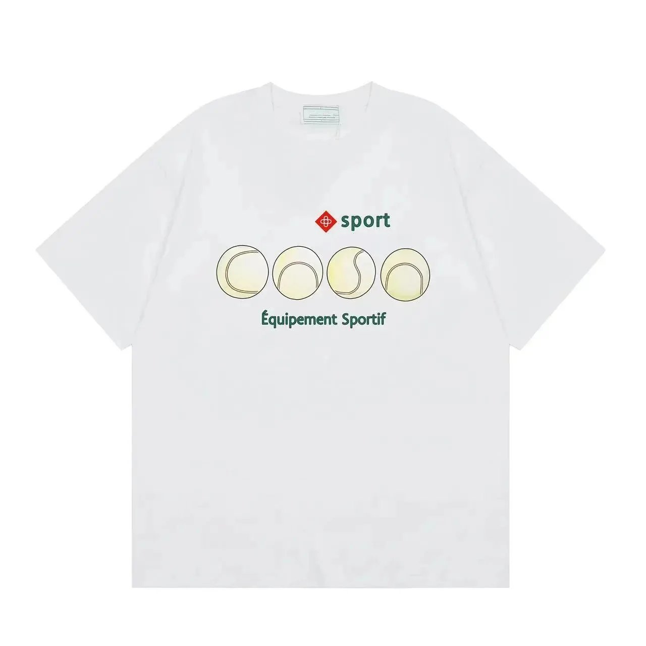 Casablanca L'Arche Fleurie T-Shirt White
