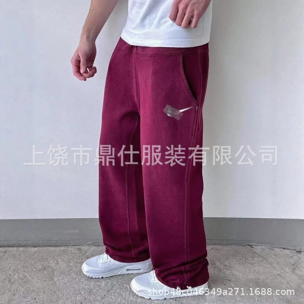 Nike Baggy Sweatpants Burgundy